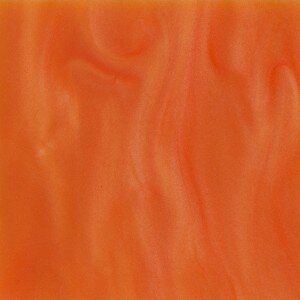 Bright orange marbled texture with fluid swirls