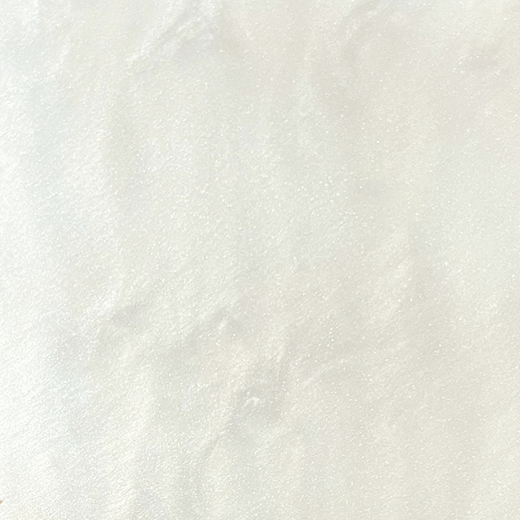 Off-white pearl acrylic sheet with delicate rippled texture and pearlescent luster