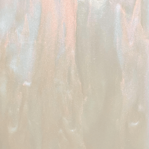 Cream pearl acrylic sheet with gentle swirled texture and soft iridescent highlights
