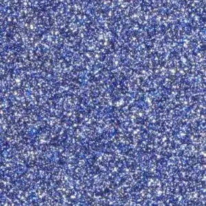 Close-up of a Tanzanite Glitter Acrylic Sheet featuring a dense, sparkling pattern of blue and silver particles with a metallic finish